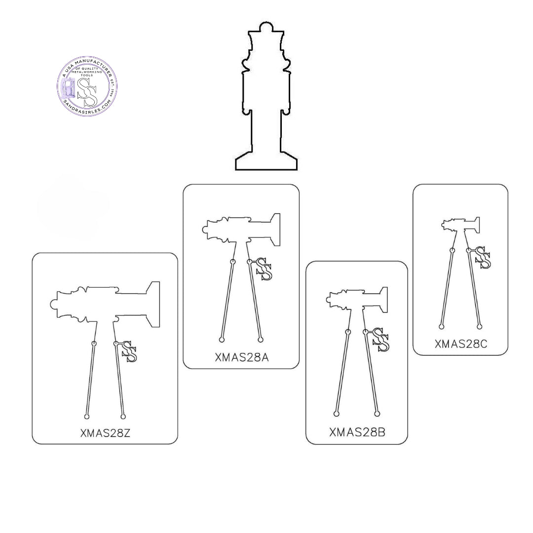 PANCAKE DIE XMAS28 NUTCRACKER